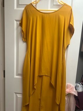 4 different train like dresses